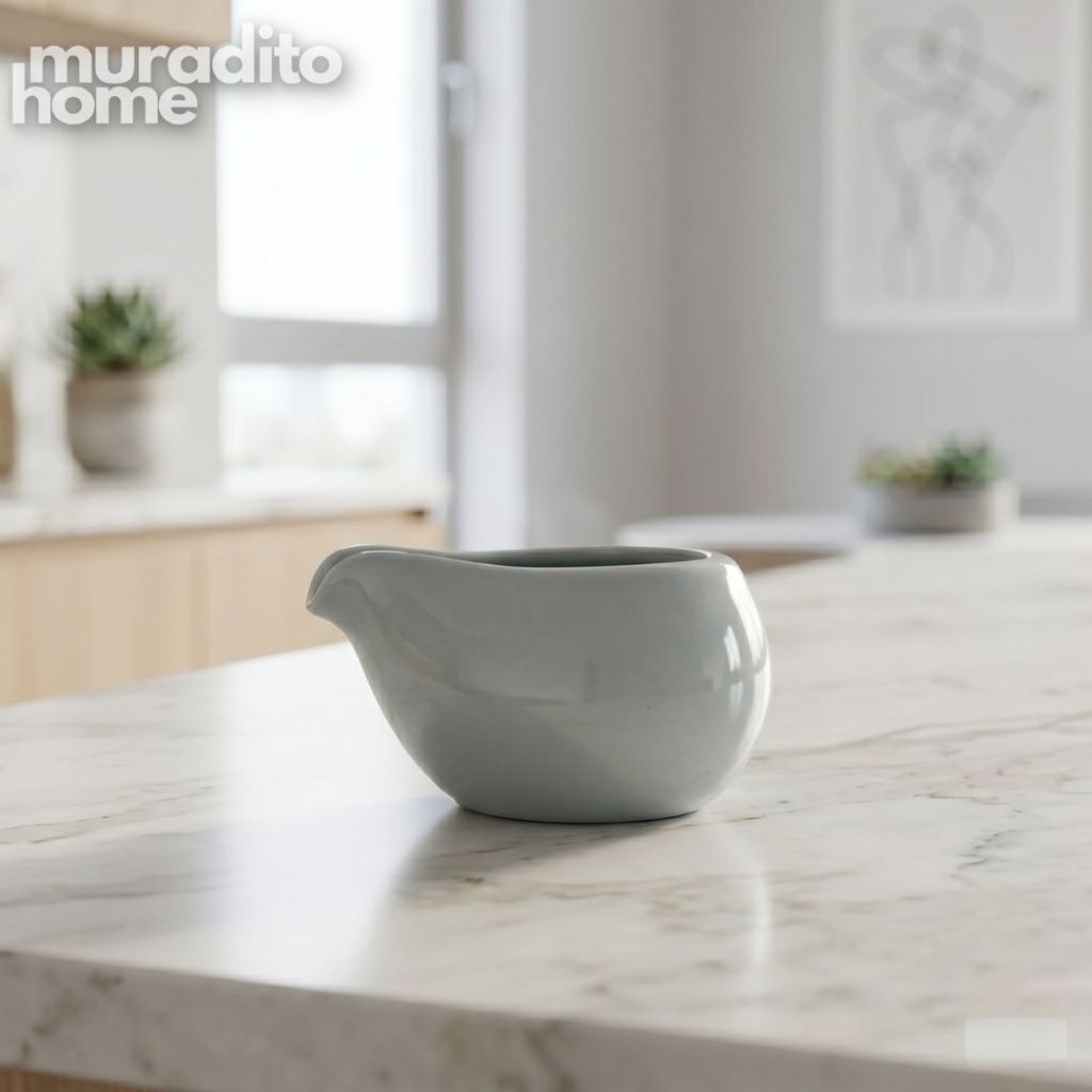 Muraditohome Aesthetic Ceramic Milk Jug 90 ml