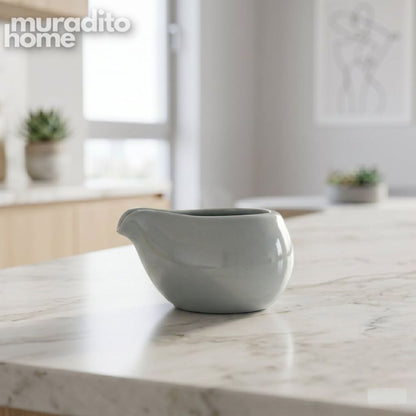 Muraditohome Aesthetic Ceramic Milk Jug 90 ml