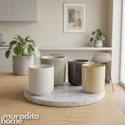Muraditohome Premium Japanese Ceramic Cups 110 ml