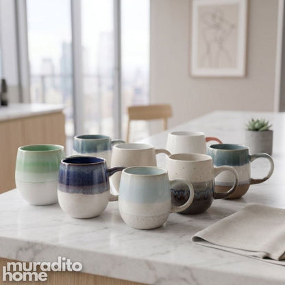 Muraditohome Premium Ancolie Ceramic Mug 500 ml