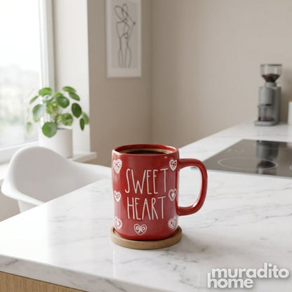 Muraditohome Large Aesthetic Ceramic Mug 520 ml