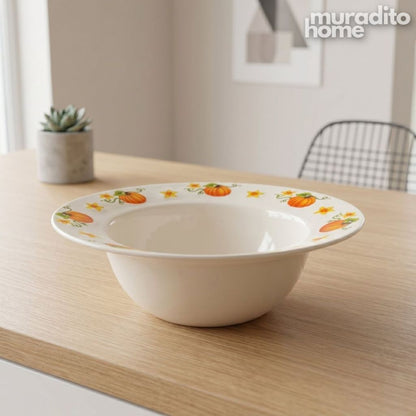 Muraditohome Extra Large Ceramic Serving Bowl14x5 inches