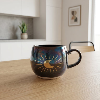 Muraditohome Crescent Moon Ceramic Mug 380 ml