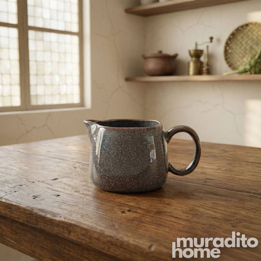 Muraditohome Mitra Stoneware Milk Jug 310ml