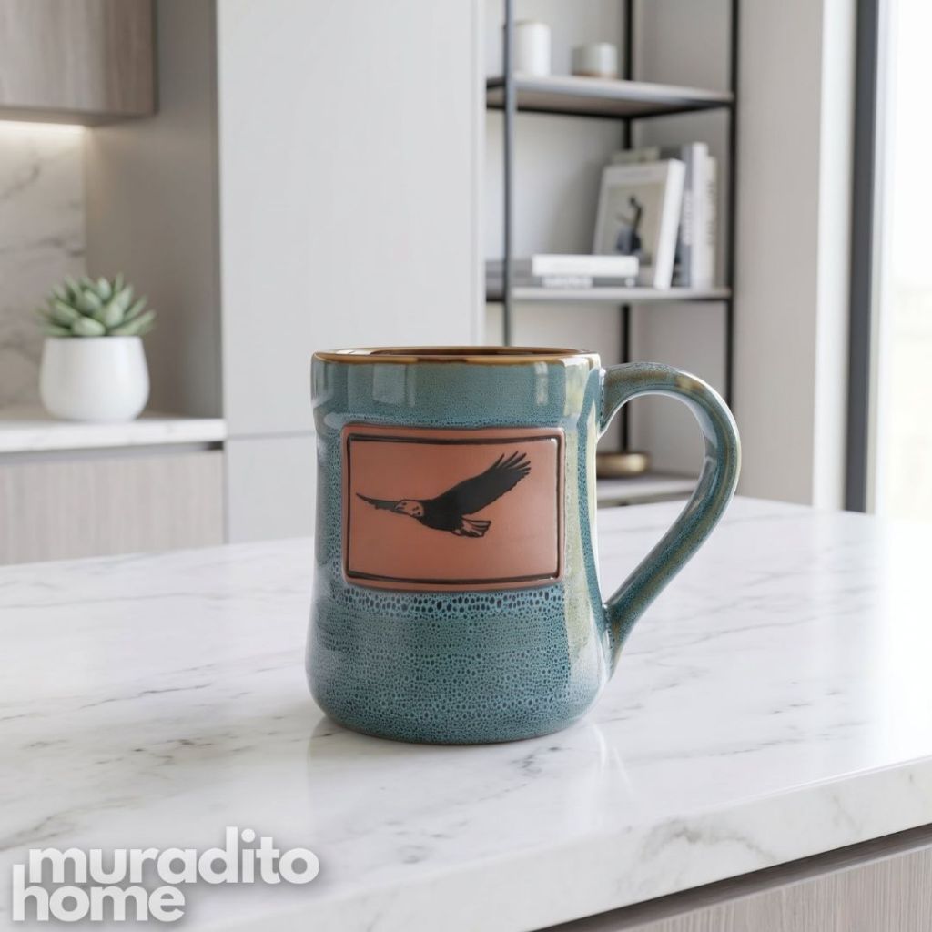 Muraditohome Rustic Jumbo Ceramic Mug 650 ml
