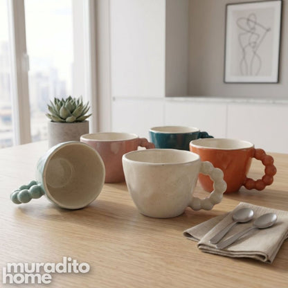 Muraditohome Isoline Ceramic Mug 240 ml