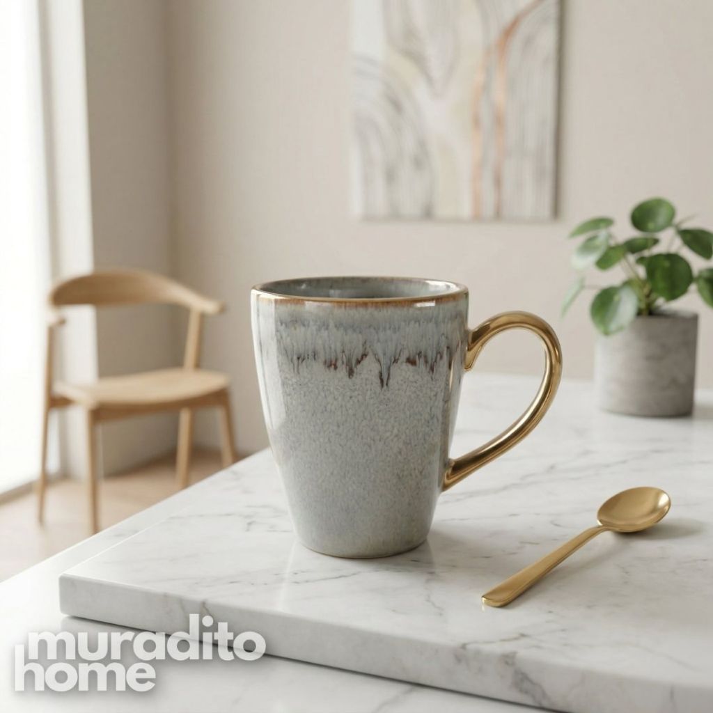 Muraditohome Azadeh Stoneware Mug 300 ml