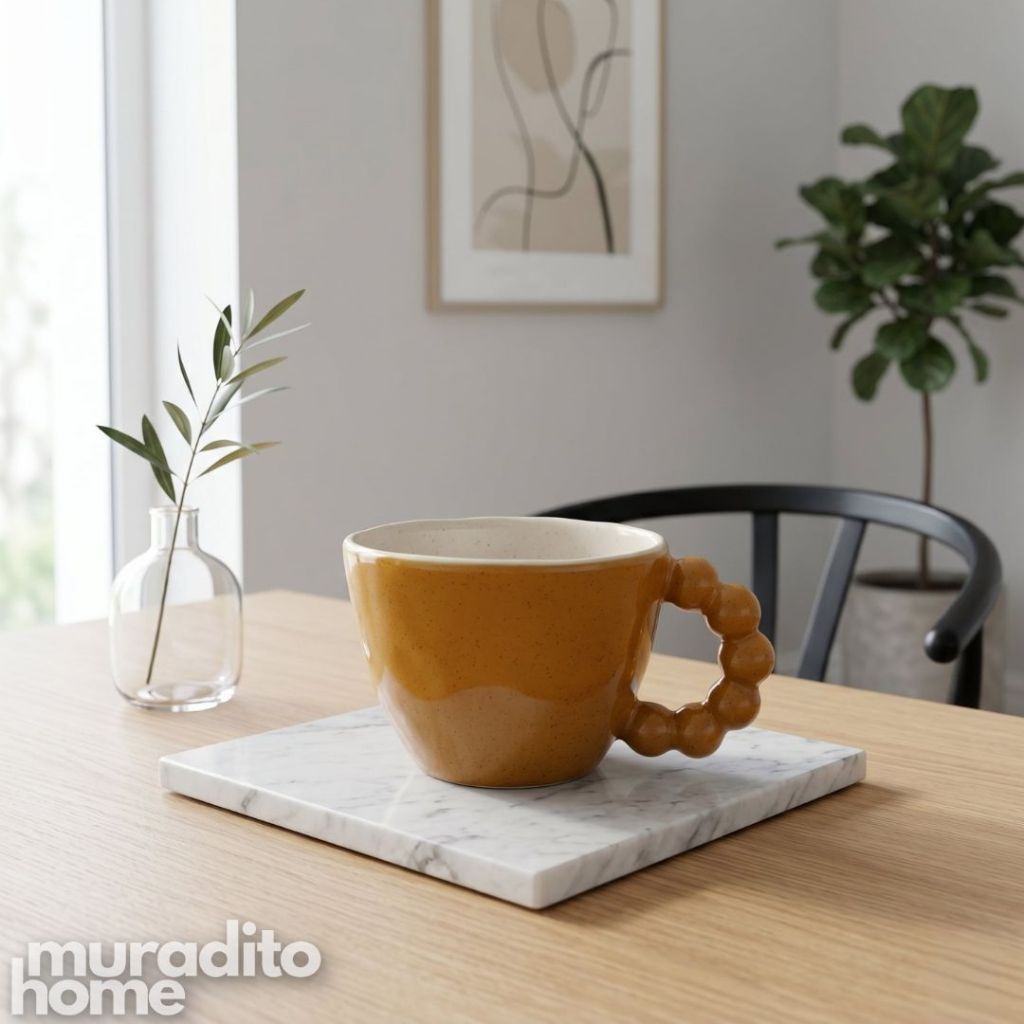 Muraditohome Isoline Ceramic Mug 240 ml