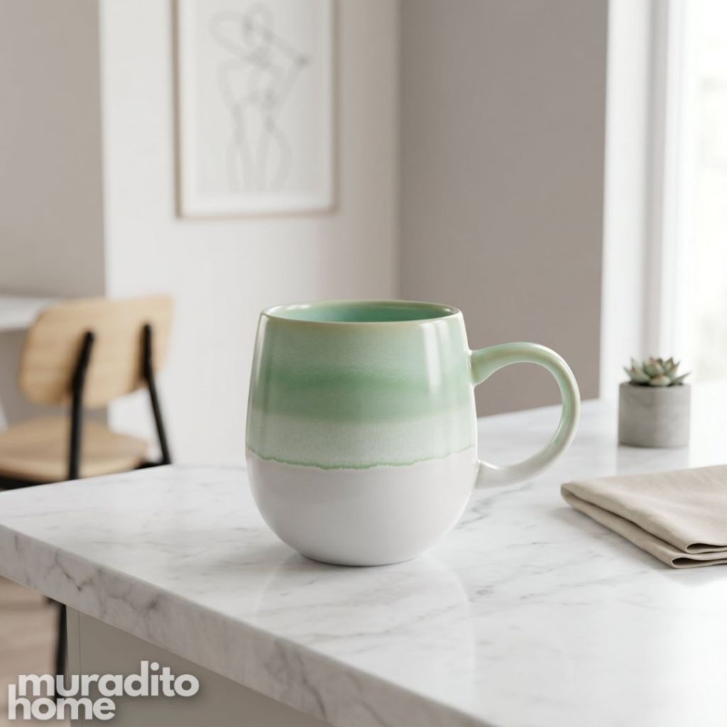 Muraditohome Premium Ancolie Ceramic Mug 500 ml