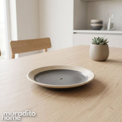 Muraditohome Kara Minimalist Ceramic Small Plate 3.25 inches