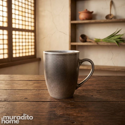 Muraditohome Premium Dark Grey Stoneware Dinnerware Collection