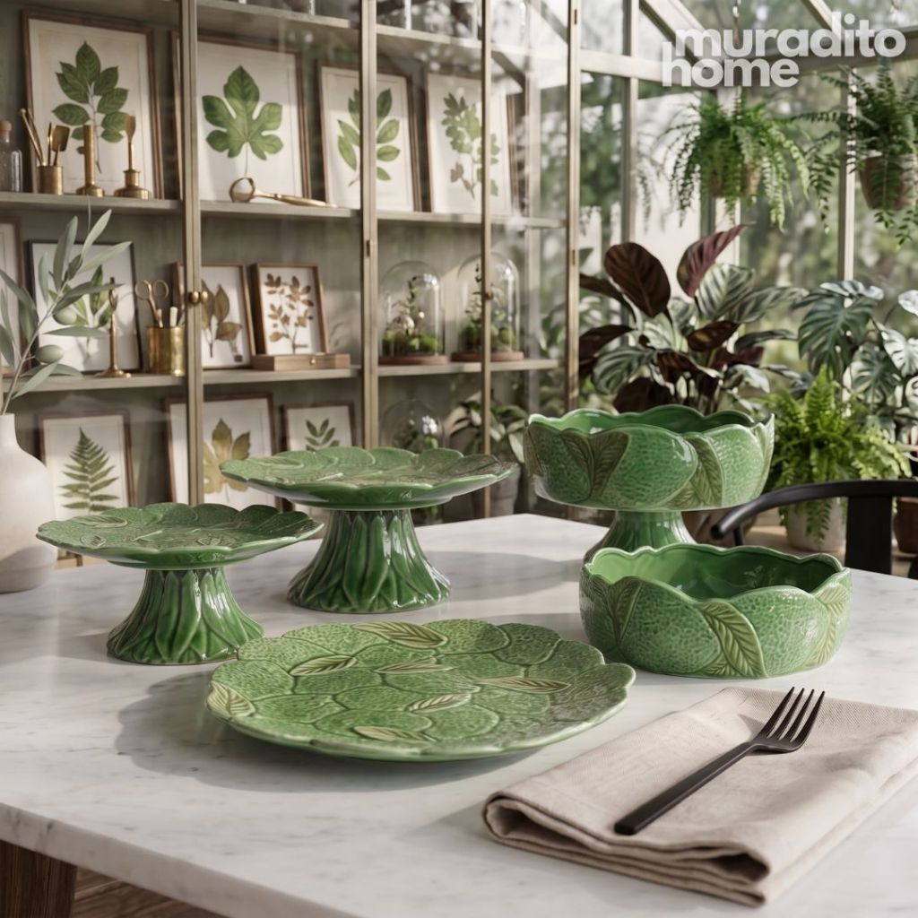 Muraditohome Citrus Mosaic Premium Porcelain Dinnerware Collection