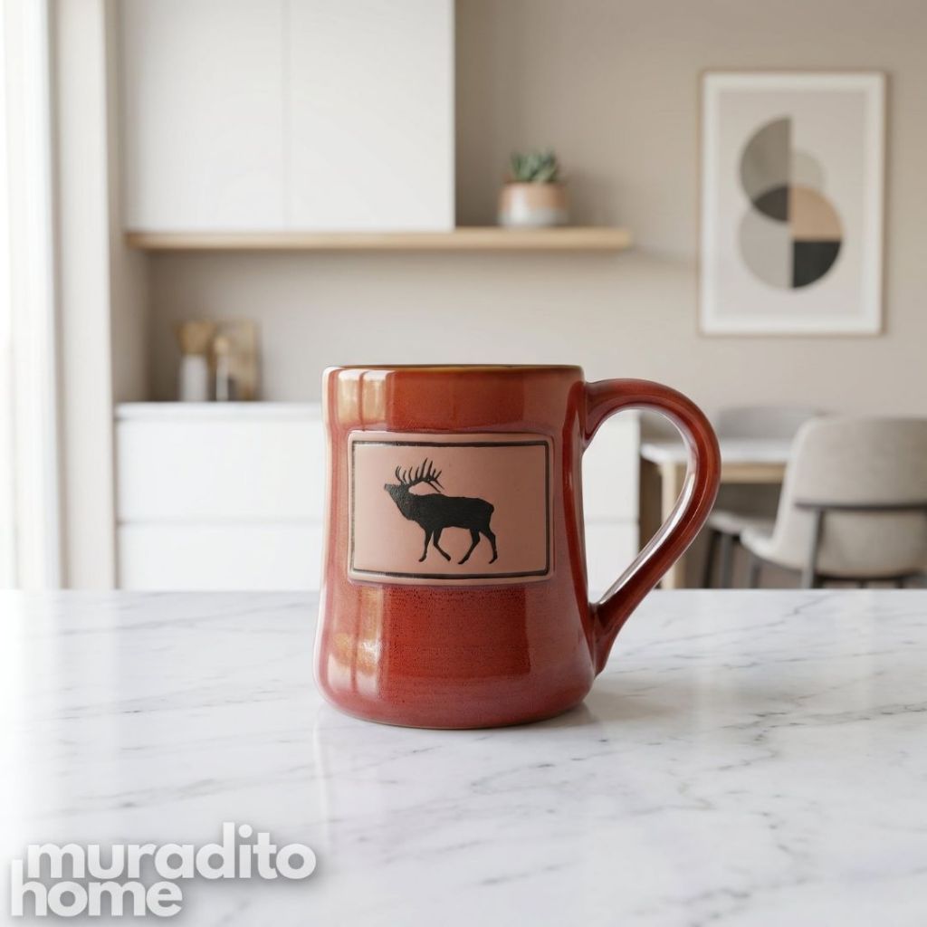 Muraditohome Rustic Jumbo Ceramic Mug 650 ml