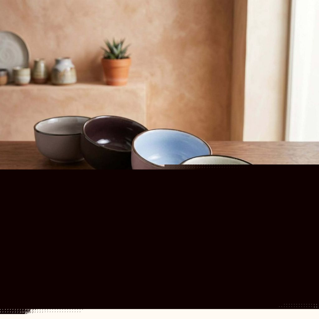Muraditohome Premium Minimalist Ceramic Bowl 3.5 inches
