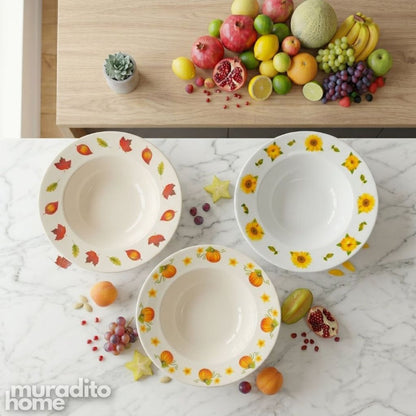 Muraditohome Extra Large Ceramic Serving Bowl14x5 inches