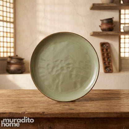 Muraditohome Premium Sage Green Stoneware Dinnerware Collection