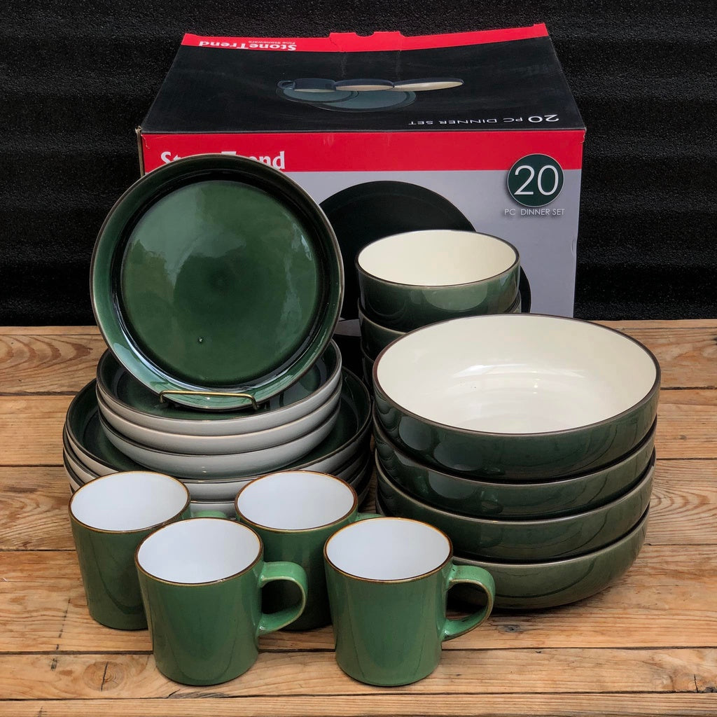 MIA  20 Piece Set Fine Stoneware Plate