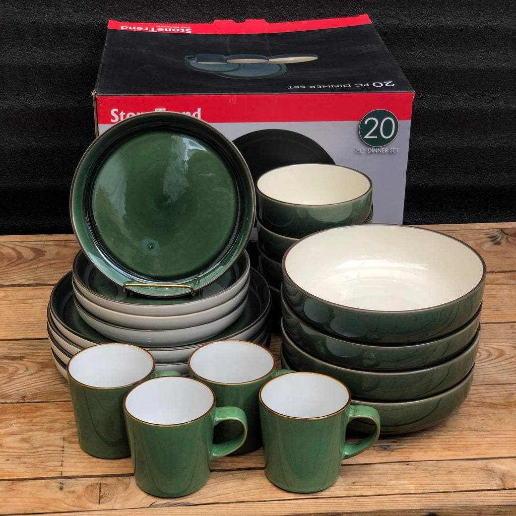 MIA  20 Piece Set Fine Stoneware Plate