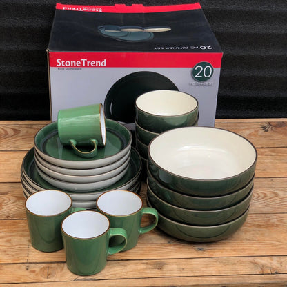 MIA  20 Piece Set Fine Stoneware Plate