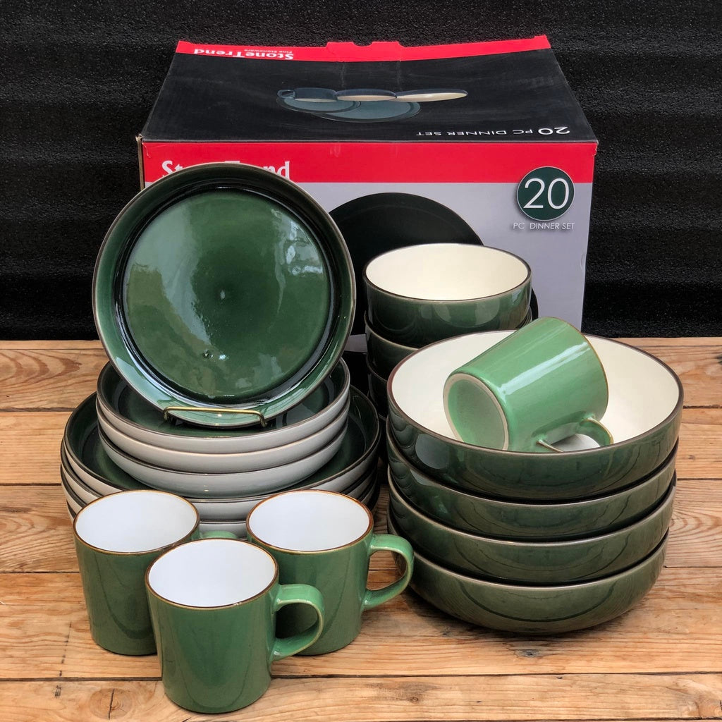 MIA  20 Piece Set Fine Stoneware Plate