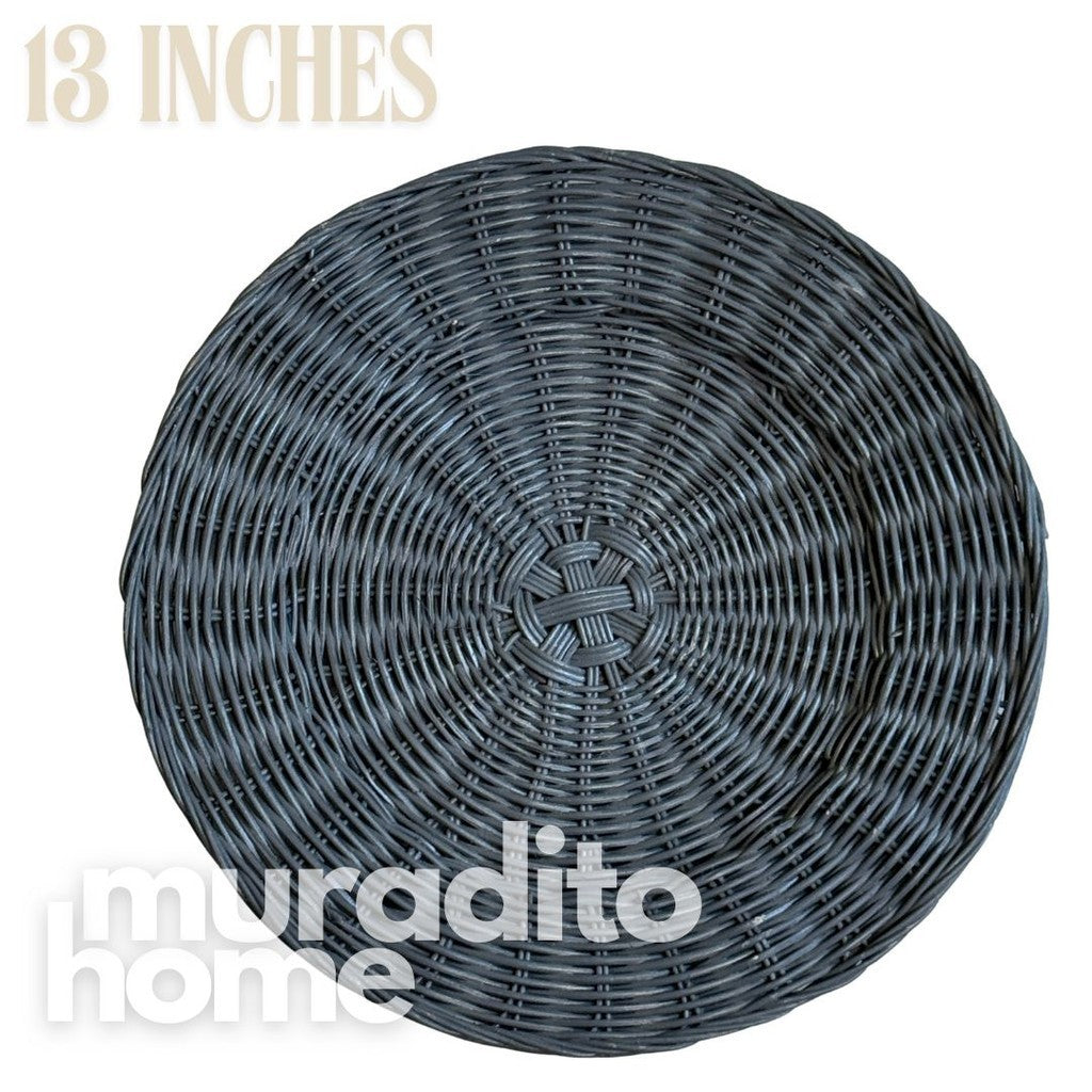MURADITOHOME Local Rattan Placemats 13 inches Native