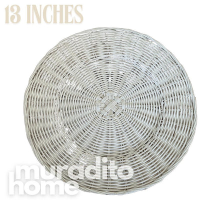 MURADITOHOME Local Rattan Placemats 13 inches Native