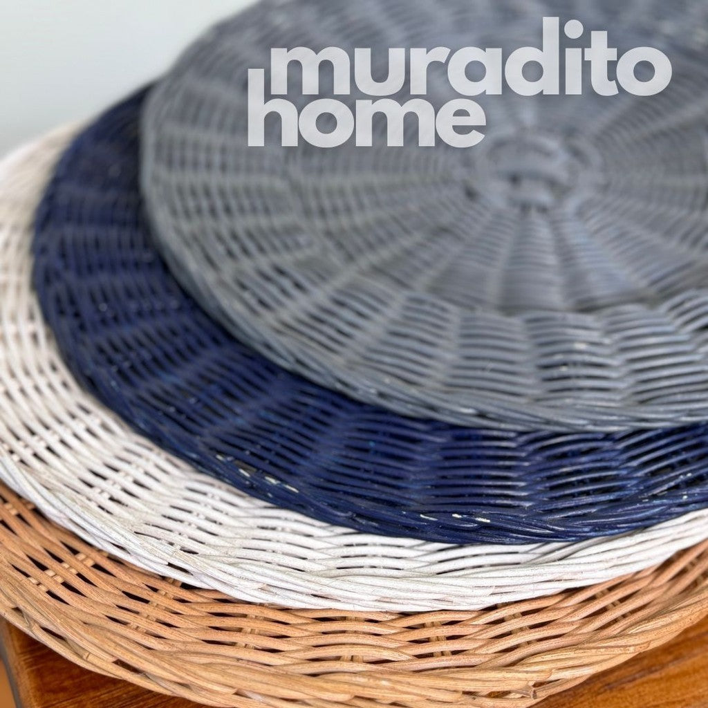 MURADITOHOME Local Rattan Placemats 13 inches Native