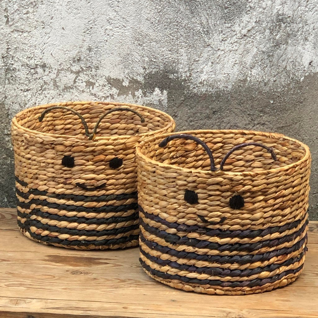 Bumble Bee Basket 13.5x12 inch