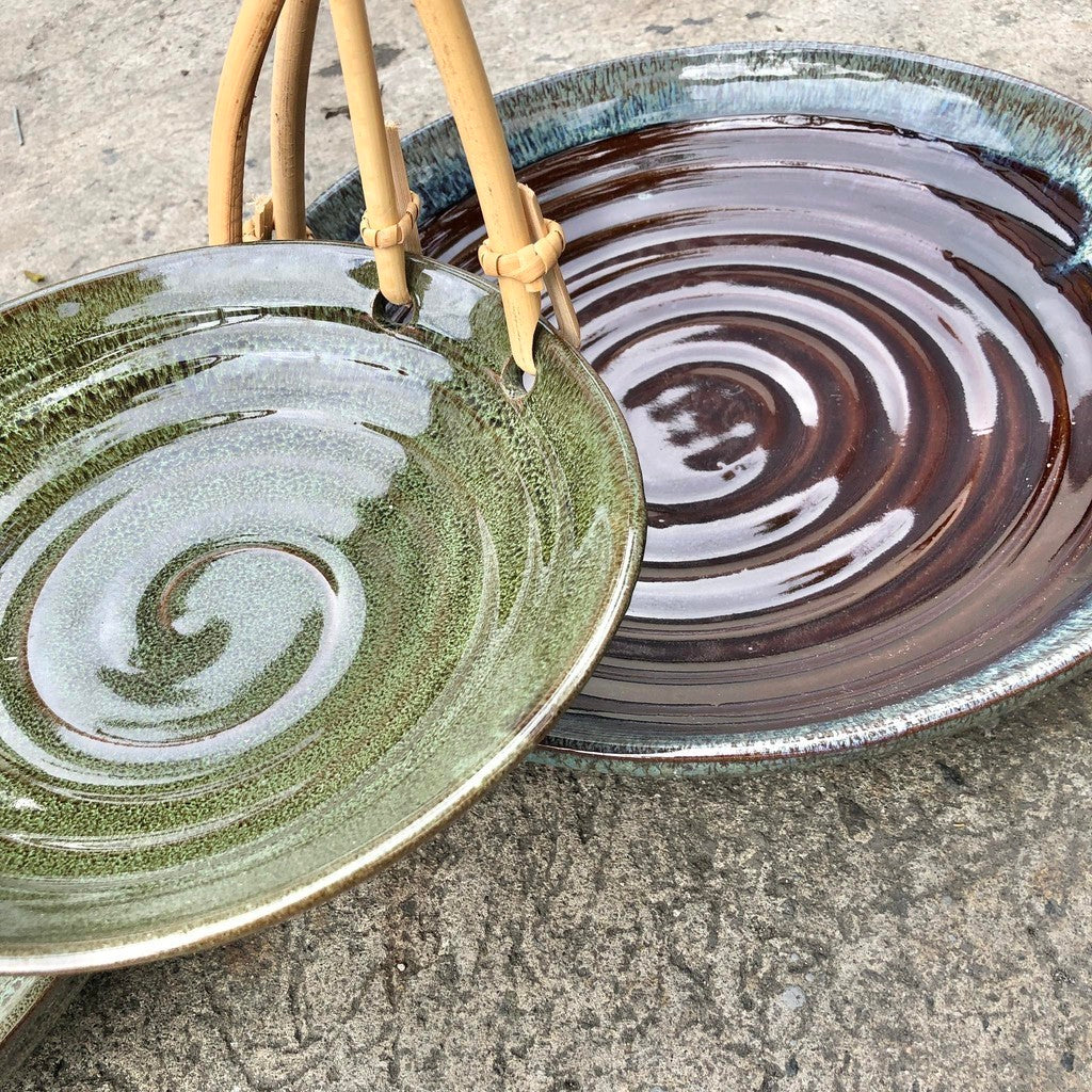 Chun & Yuxi Ceramic Serving with Handle