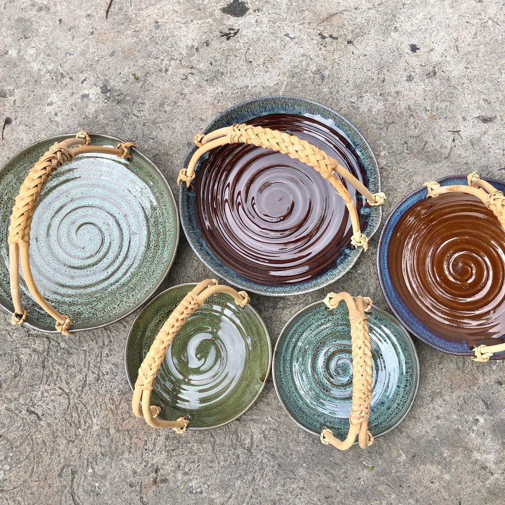 Chun & Yuxi Ceramic Serving with Handle