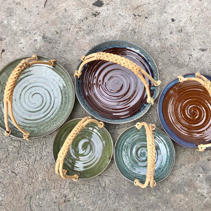 Chun & Yuxi Ceramic Serving with Handle