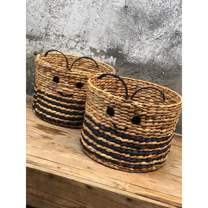 Bumble Bee Basket 13.5x12 inch