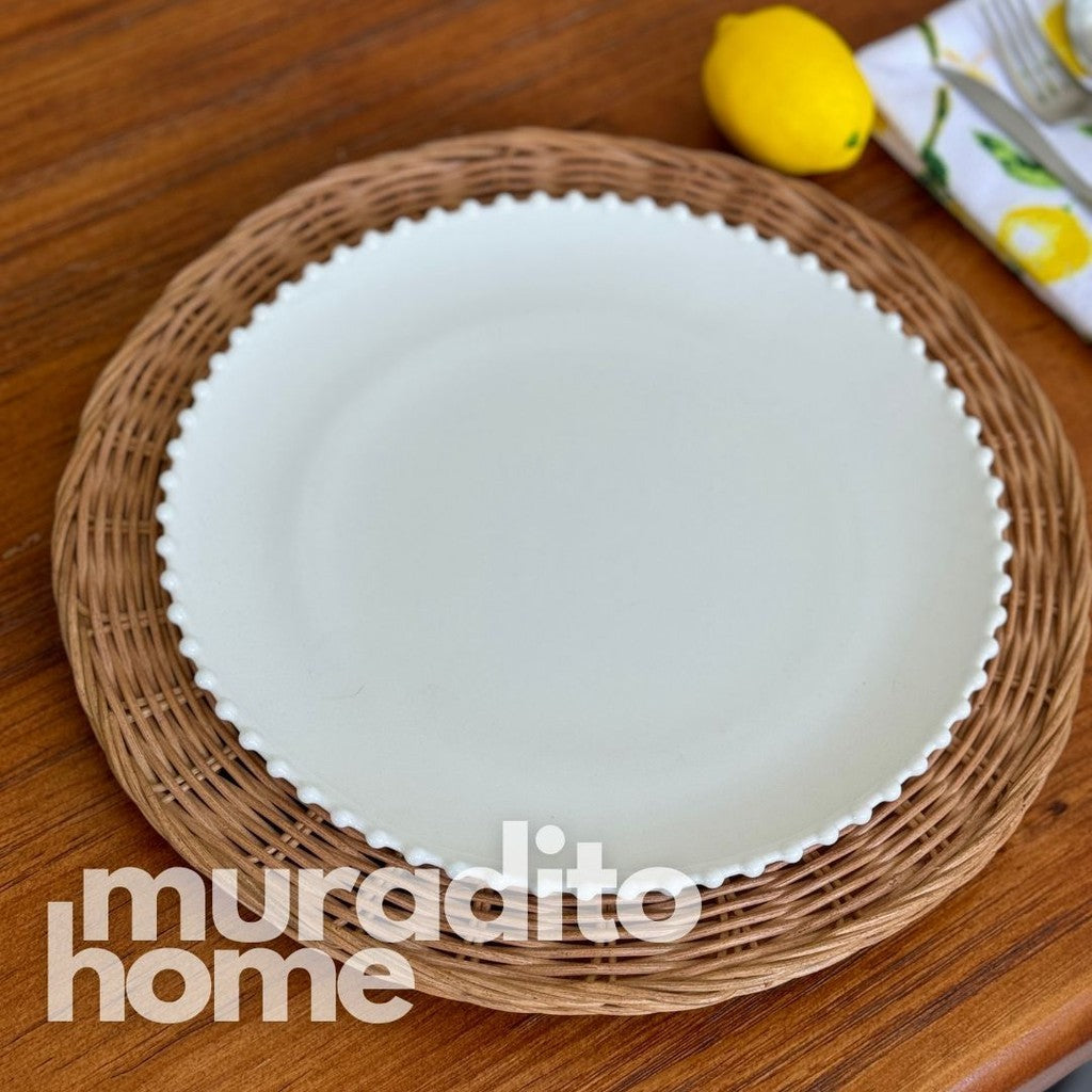MURADITOHOME Local Rattan Placemats 13 inches Native