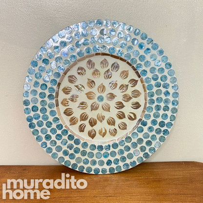 MURADITOHOME Agila Mother of Pearl Placemat 13"