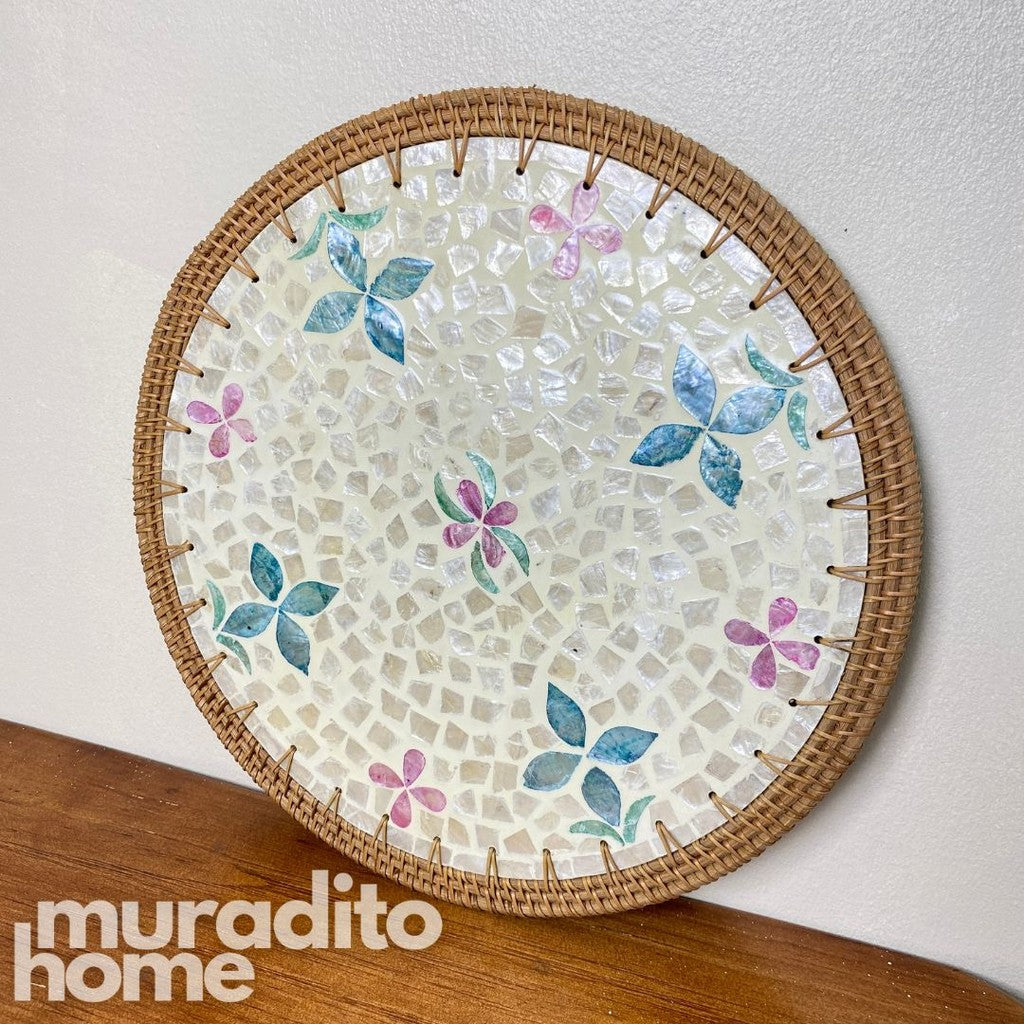 MURADITOHOME Makisig Mother of Pearl Placemat 13"