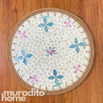 MURADITOHOME Makisig Mother of Pearl Placemat 13"