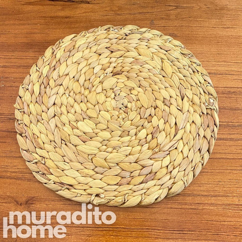 MURADITOHOME Diwata  Water Hyacinth Placemat 13"