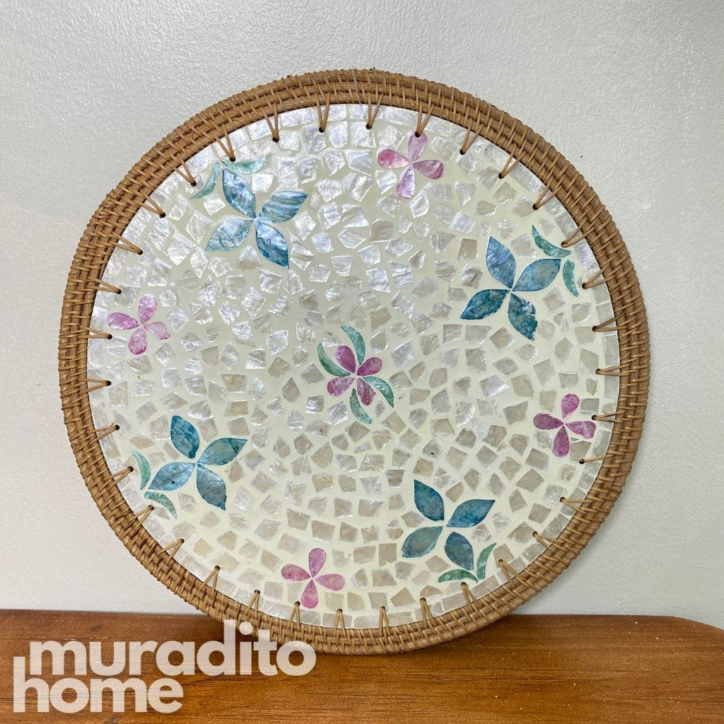 MURADITOHOME Makisig Mother of Pearl Placemat 13"