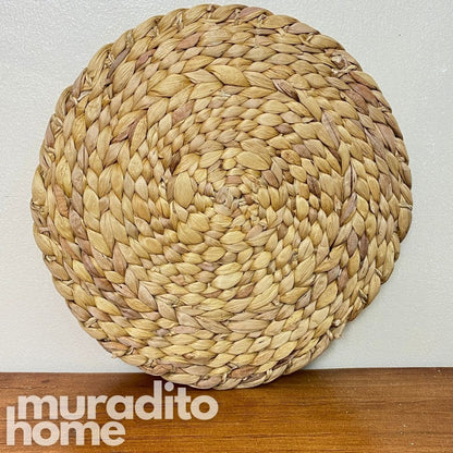 MURADITOHOME Diwata  Water Hyacinth Placemat 13"