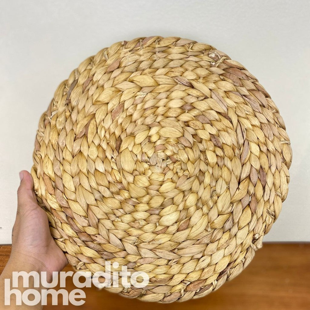 MURADITOHOME Diwata  Water Hyacinth Placemat 13"