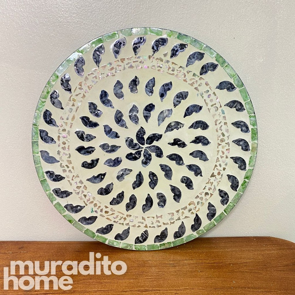 MURADITOHOME Alon Mother Of Pearl Placemat 13"