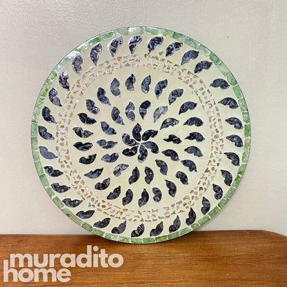 MURADITOHOME Alon Mother Of Pearl Placemat 13"