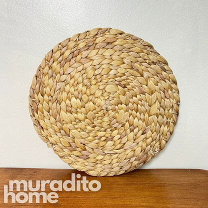 MURADITOHOME Diwata  Water Hyacinth Placemat 13"