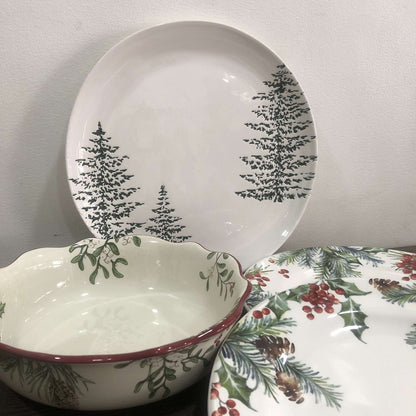 MURADITOHOME Garlan Christmas Plate