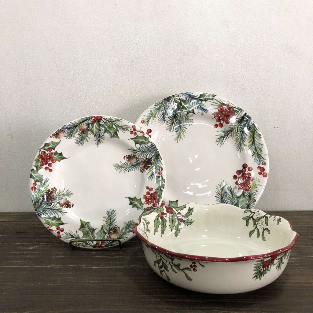 MURADITOHOME Garlan Christmas Plate