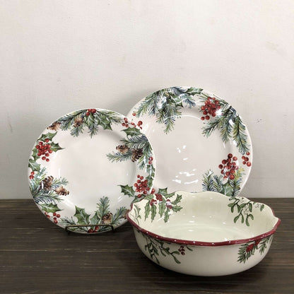 MURADITOHOME Garlan Christmas Plate
