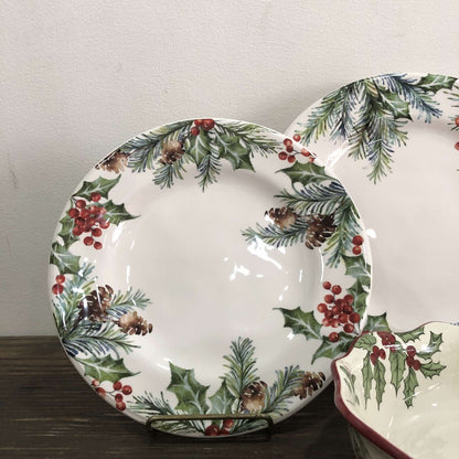 MURADITOHOME Garlan Christmas Plate