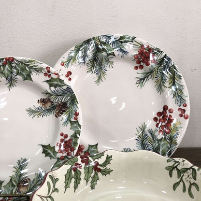 MURADITOHOME Garlan Christmas Plate