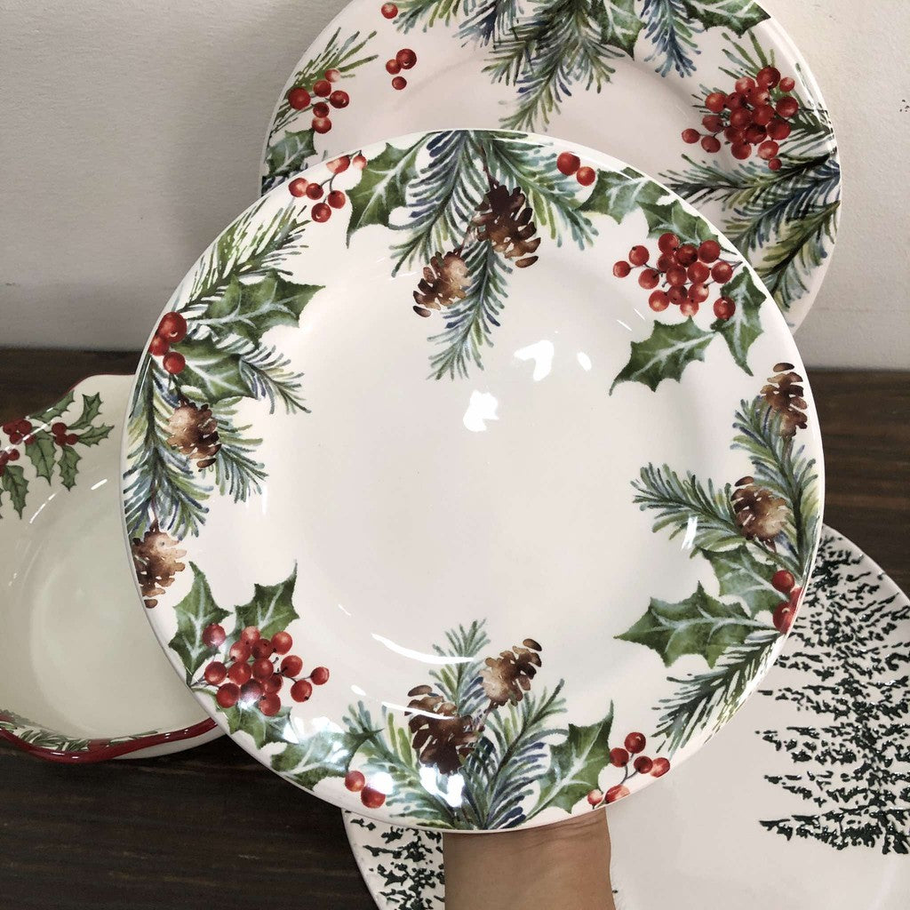MURADITOHOME Garlan Christmas Plate
