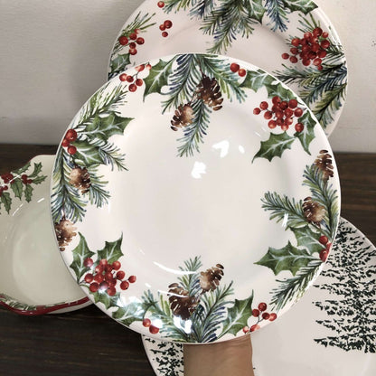 MURADITOHOME Garlan Christmas Plate